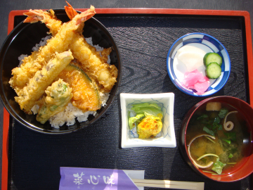 海老天丼